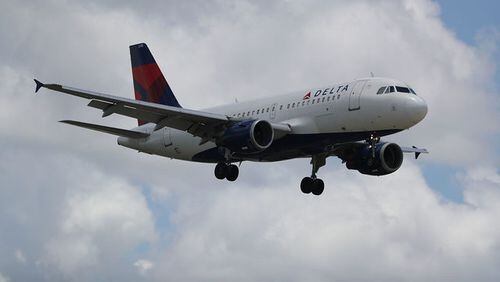 <p>FILE: A Delta airlines plane is seen as it comes in for a landing at the Fort Lauderdale-Hollywood International Airport.&nbsp;(Photo by Joe Raedle/Getty Images)</p>