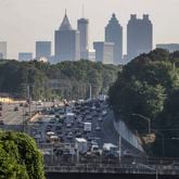 May 26, 2021 Atlanta: Traffic makes its way north towards downtown on the connector on Wednesday, May 26, 2021 in Atlanta. AAA forecasts a rebound in travel for Memorial Day, with more than 1.1 million people in Georgia expected to take a trip during the holiday weekend. ThatÕs up about 62% from last year, though still more than 11% below levels seen in 2019, before the COVID-19 pandemic. A similar rebound is forecast nationally. The vast majority of Georgians who will hit the road during the May 27-31 holiday period are expected to travel by car. Nationally, more than 9 in 10 Memorial Day travelers will drive instead of flying or taking other modes of transportation. Congestion on the roads is expected to be heaviest on the afternoons of Thursday, May 27, and Friday, May 28. It could take three times longer than normal to navigate the most congested stretches of highway.  The number of people in Georgia taking planes will be more than six times higher than last year, AAA predicted. About 82,000 residents are expected to fly for the holiday, up from roughly 12,000 last year, but still down from 104,000 in 2019. (John Spink / John.Spink@ajc.com)