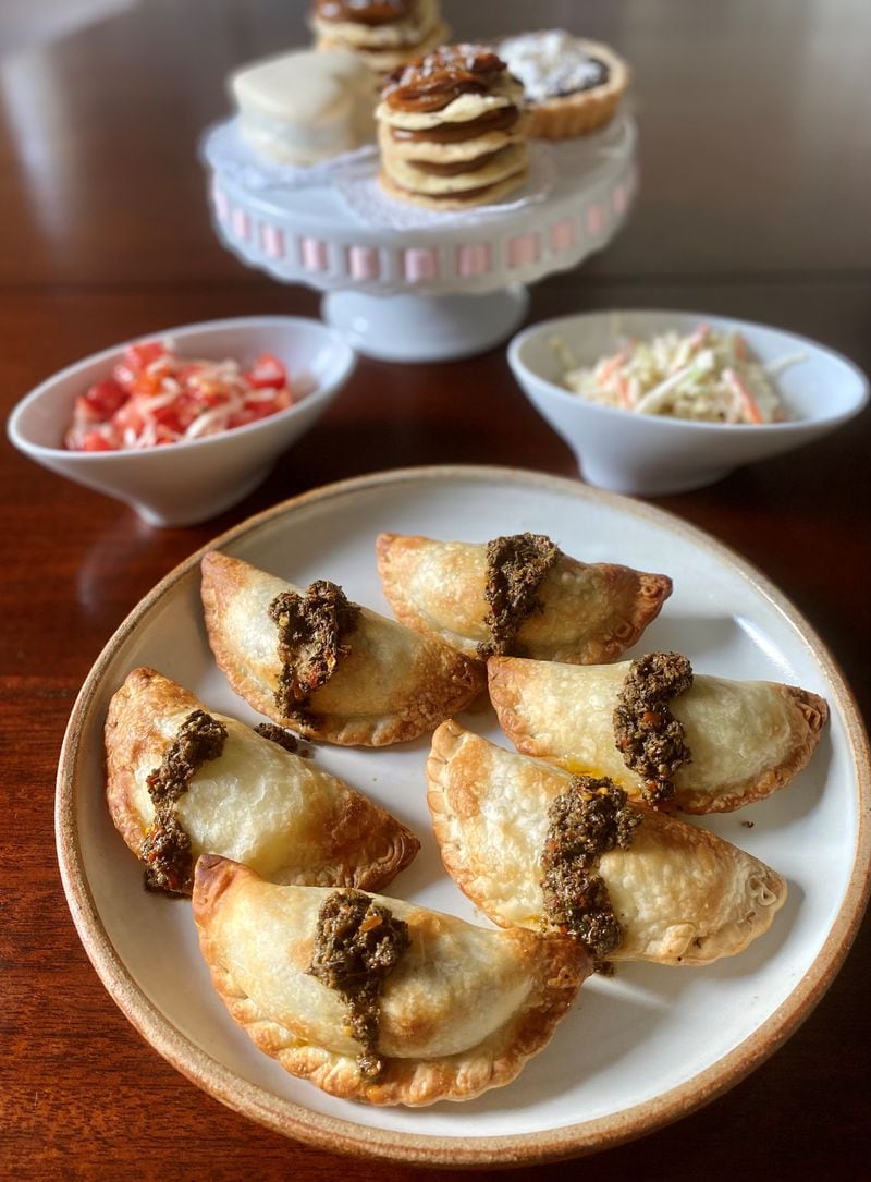 Besties in Alpharetta offers a selection of sweets, empanadas and sides. Wendell Brock for The Atlanta Journal-Constitution