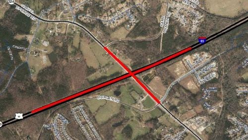Ground could be broken on the new I-85 interchange at Gravel Springs Road in the next few months. Construction could be completed in about 18 months. VIA COUNTY DOCUMENTS