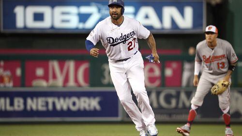 Matt Kemp cuts a dashing figure at the All-Star game. (Patrick Smith/Getty Images)