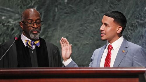 Atlanta Councilman Antonio Brown introduced legislation for a new small business loan program that will be voted on by Atlanta City Council next month. Brown won a special runoff election for the council’s District 3 seat April 16. Bob Andres / bandres@ajc.com