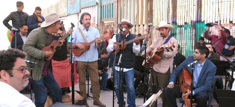 In a show of international unity, "Fandango at the Wall" captures a concert performed at the border between Mexico and the U.S. 
Courtesy Atlanta Film Festival
