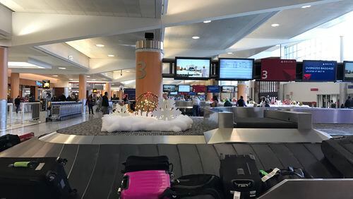 Baggage claim at Hartsfield-Jackson over the holidays