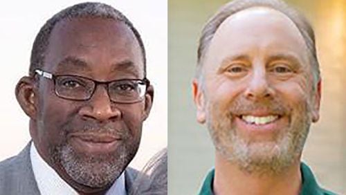 Former U.S. Attorney Ed Tarver, left, and Matt Lieberman, son of former U.S. Sen. Joe Lieberman of Connecticut, are the two Democrats who have announced plans to run against U.S. Sen. Kelly Loeffler in a November special election. More could enter the race. The winner will serve the final two years of Johnny Isakson’s term. (Handout photo)