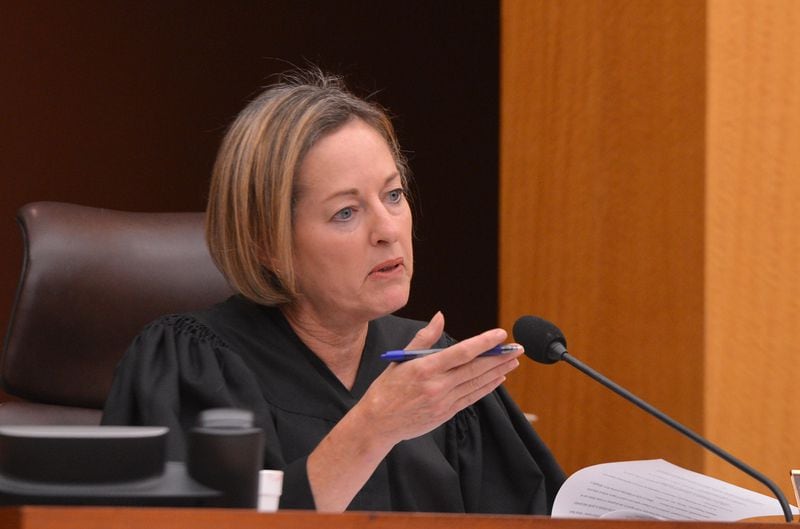 Wendy Shoob, now retired, when she sat as a Fulton County Superior Court judge. (BRANT SANDERLIN / BSANDERLIN@AJC.COM)