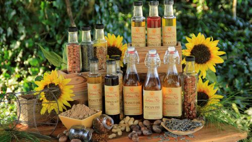 Oliver Farm makes a variety of cold-pressed oils, including green peanut oil. Photo by LEM Ag and Specialty Marketing