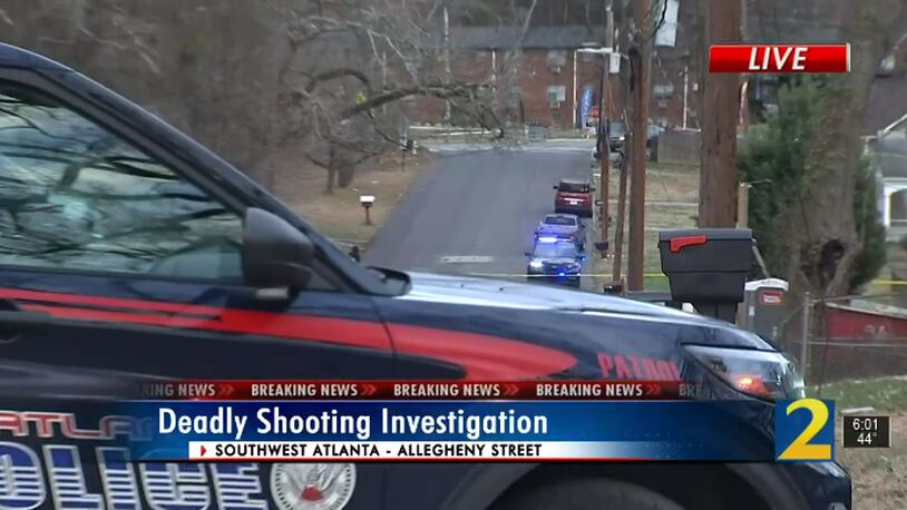 A fatal shooting occurred Friday in southwest Atlanta, police said.