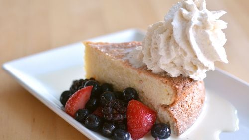 This is the Vanilla Bean Tres Leches Cake from Seed Kitchen & Bar, and it’s on their Cobb restaurant week menu.