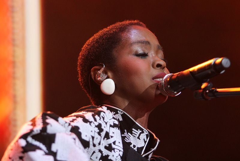 Lauryn Hill performs in September 2015 at One MusicFest at Aaron’s Amphitheater at Lakewood in Atlanta. (Akili-Casundria Ramsess/Special to the AJC)