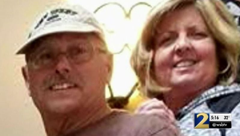 Mark Parkinson, pictured with wife Diana, was shot and killed New Year's Day by a Walker County deputy.