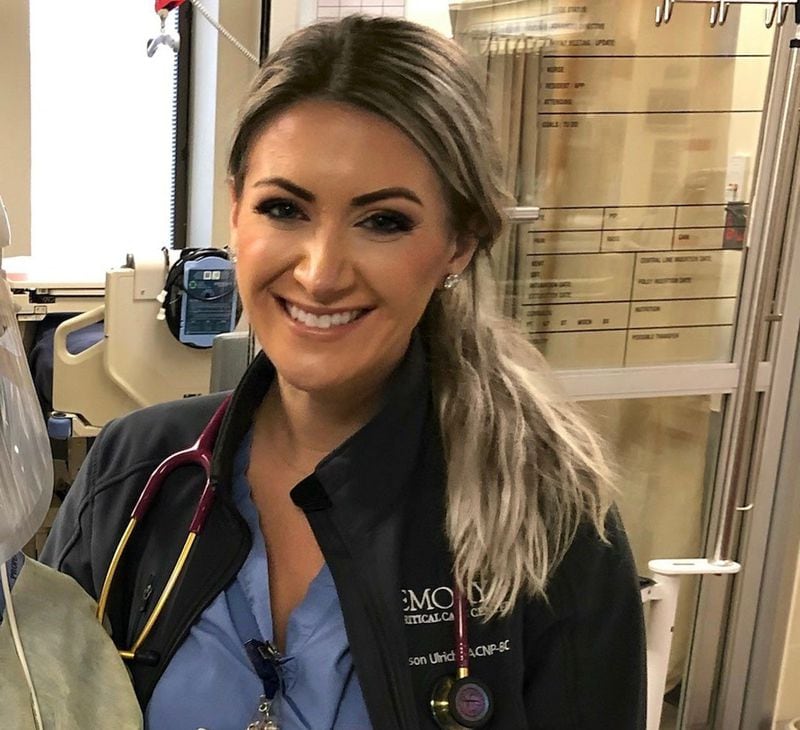 Alison Gardner, a nurse practitioner at Emory University Hospital Midtown in Atlanta, was on the medical team that fought for nearly two months to keep COVID-19 patient Janice Cockfield alive in the intensive care unit. (photo credit: Courtesy of Alison Gardner)