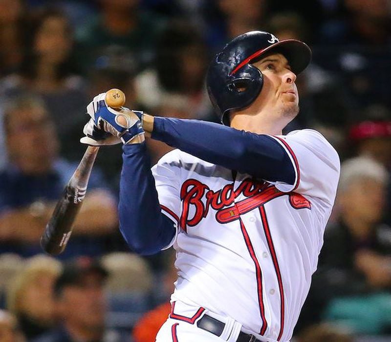 Kelly Johnson had five homers in just 65 plate appearances before Tuesday, and was two hits shy of 1,000 for his career. (AJC photo)