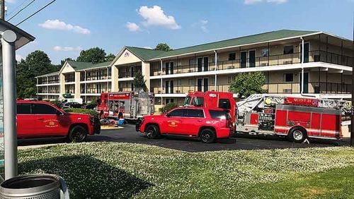 A hotel on Memorial Drive in DeKalb County was evacuated in a hazmat situation.