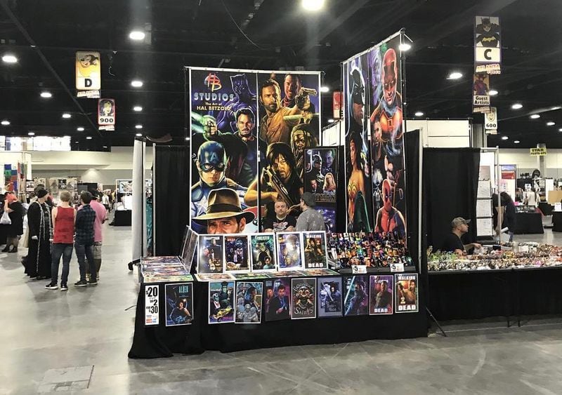 The HB Studios display at Atlanta Comic Con 2018. Contributed by The Ball Out