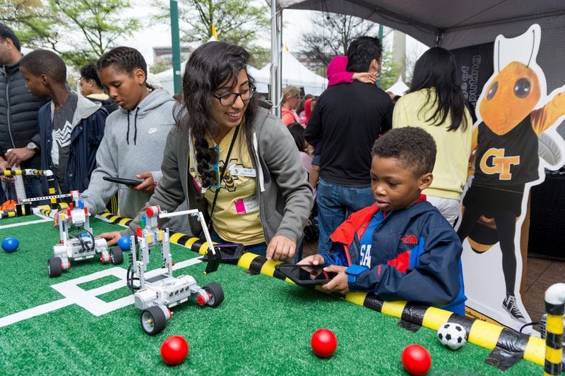 The Atlanta Science Festival begins March 12 and runs through March 26, and will include geology, robotics and the cultivation of insects for food. Photos: Rob Felt/Atlanta Science Festival
