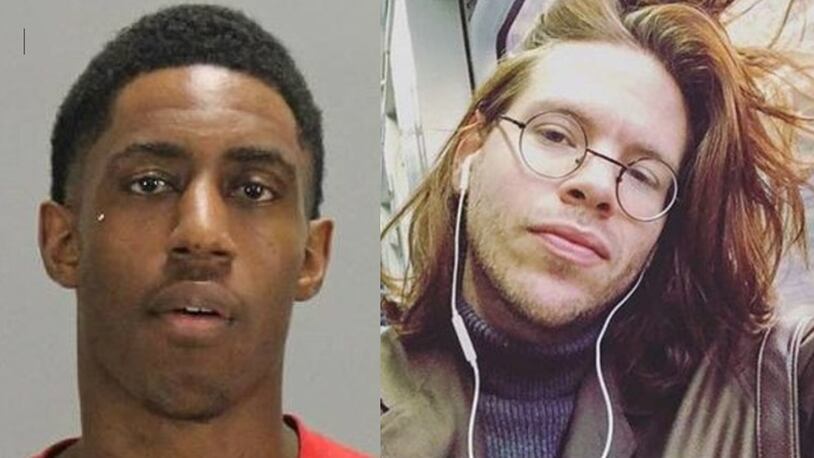 Joshua Cortez Ellis (left) faces a murder charge in connection with the shooting death of Ronald Trey Peters (right).