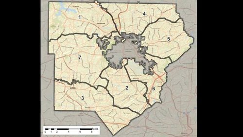 The Cobb County school board map proposed by Sen. Ed Setzler, R-Acworth, passed the Georgia Senate and House of Representatives this month, and will head to Gov. Brian Kemp for approval. (Courtesy photo)