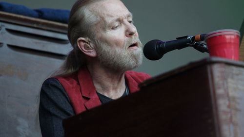 Gregg Allman performing at Music Midtown in 2014. (Akili-Casundria Ramsess/Special to the AJC) Gregg Allman sounded robust on songs including "I'm No Angel" and "Midnight Rider." Photo: Akili-Casundria Ramsess/Special to the AJC