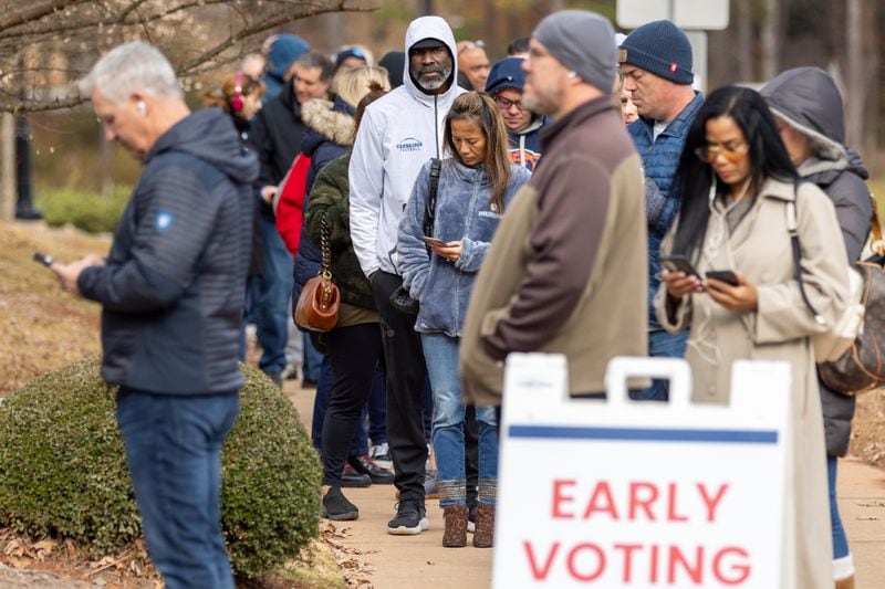 The Georgia General Assembly is expected to spend time this session examining the election runoff system in the state. (Arvin Temkar/The Atlanta Journal-Constitution)