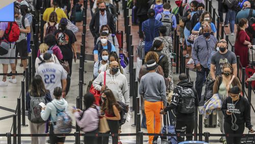 As airlines flights have picked back up in 2021, so have incidents of unruly behavior by passengers. The Federal Aviation Administration has levied record fines against bad actors in 2021. (John Spink / John.Spink@ajc.com)