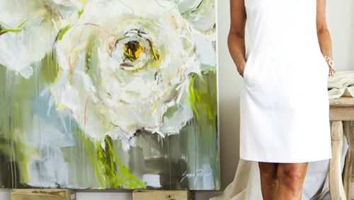 Atlanta artist Susie Pryor in her studio. CONTRIBUTED BY ERICA GEORGE DINES