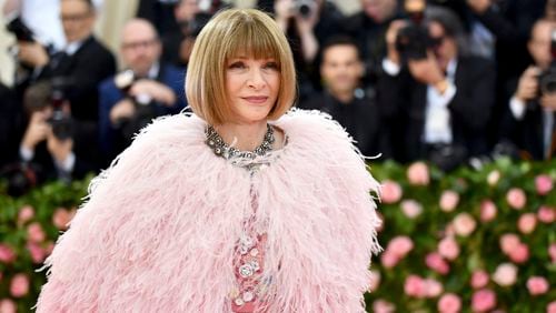 FILE - Vogue editor Anna Wintour attends The Metropolitan Museum of Art's Costume Institute benefit gala celebrating the opening of the "Camp: Notes on Fashion" exhibition on May 6, 2019, in New York. (Photo by Charles Sykes/Invision/AP, File)