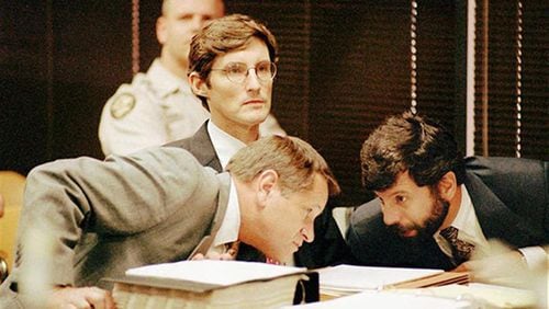 Marietta attorney Fred Tokars hired a hitman to kill his wife, Sara. She was shot in 1992 in a car in the presence of their two children. In 1994, real estate developer Eddie Lawrence, who helped find hitman Curtis Rower, pleaded guilty to the killing. In 1997, Tokars, a former prosecutor working as a defense attorney, was convicted of murder. Tokars orderd his wife's killing because he thought she would reveal his millions in overseas bank accounts and connections to Atlanta drug lords. CREDIT: AJC files