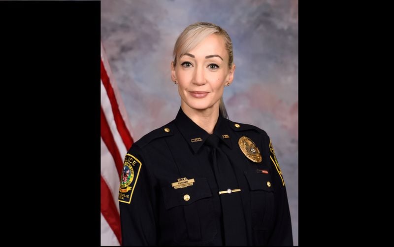 Capt. Tawnya Gilovanni is the first woman to be named captain in the Lawrenceville Police Department.
