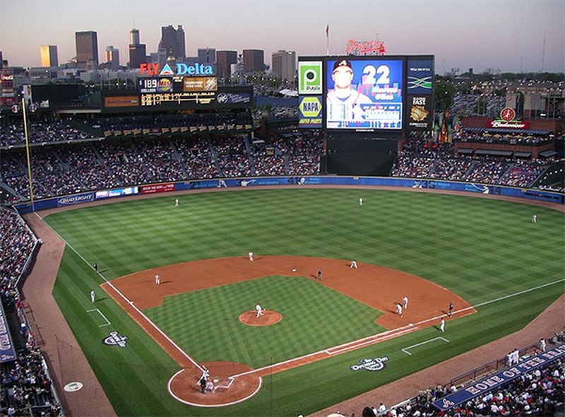 The sun is setting on Turner Field, at least as a baseball stadium. It'll be converted into a smaller football stadium for Georgia State University after the 2016 Braves season. (AP photo)