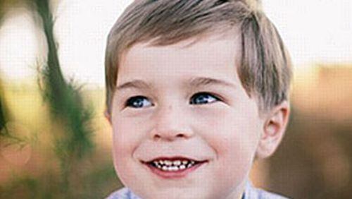 Charlie Holt, 5, died Friday after being trapped between furniture and a wall inside Atlanta’s Sun Dial restaurant. (Family photo)