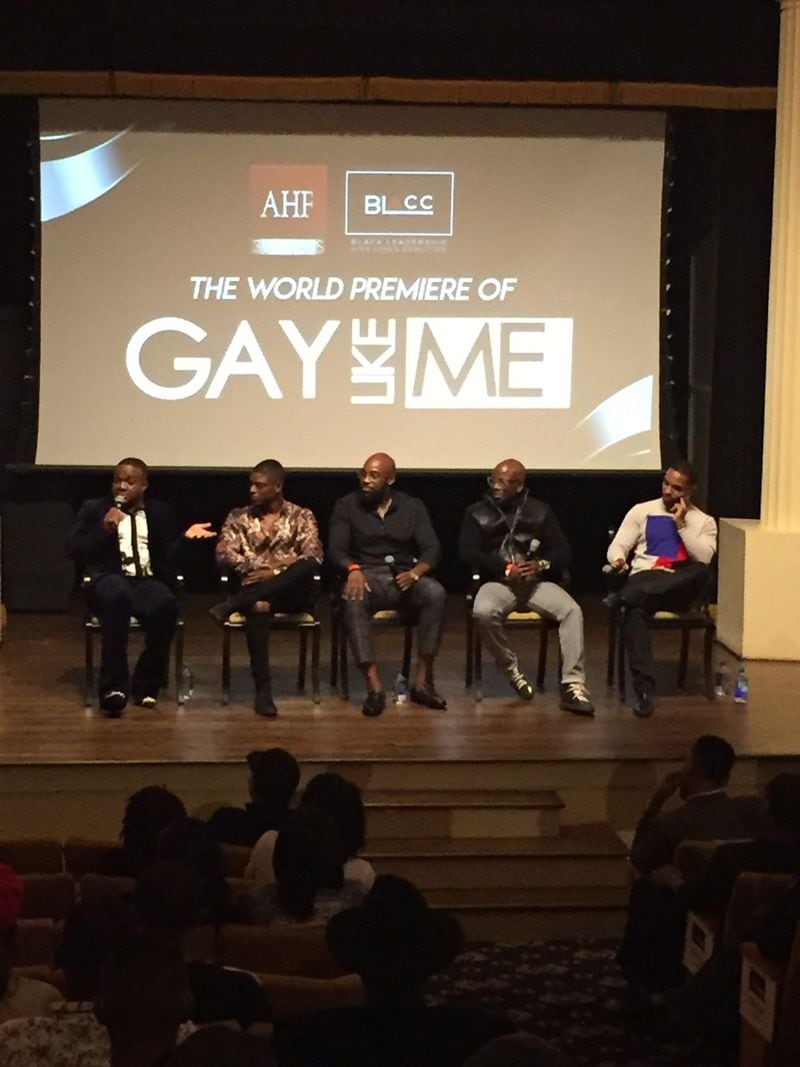Black gay men discuss the impact of stigma on the HIV crisis at an event hosted by AID Atlanta late last year in Atlanta. Contributed