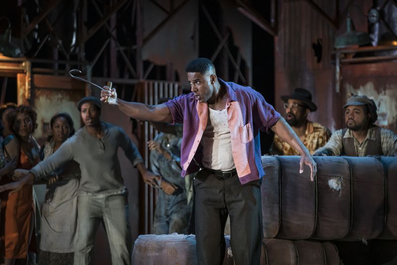 Donovan Singletary performs as Crown in the Atlanta Opera’s production of “Porgy and Bess.” (Rafterman Photography)