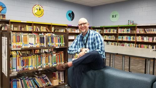 Kenneth Blum, the library media specialist at Oak Grove Elementary, has embraced broadcast and social media platforms to connect the school community.