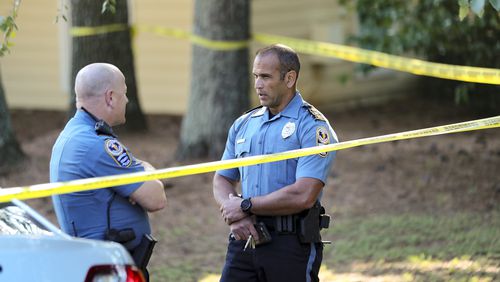 September 22, 2023 Atlanta: A 16-year-old boy was shot in the leg Friday, Sept. 22, 2023 after he opened fire on a Gwinnett County officer during a foot pursuit and the officer fired back, according to police. The teenager, who was not publicly identified, was taken to a hospital and is expected to face criminal charges upon his release, Gwinnett police spokesperson Cpl. Michele Pihera said from the scene. The officer was not injured, she said. Police were called to the teen’s apartment in the 1400 block of Chase Lane in the Norcross area shortly after 6:30 a.m. His mother said the boy had a handgun and was “possibly under the influence of drugs,” Pihera said, and that she was concerned for her safety. As police arrived, the mother pointed out the son in the parking lot, and an officer began to follow him. “As the officer was rounding one of the apartment buildings, there was a small foot pursuit,” Pihera told reporters from the scene. “The officer was telling the subject to put his weapon down, and at one point the subject turned around and fired multiple shots at the officer. The officer returned fire, striking him in the leg.” Pihera said it appeared the boy was struck once and may also have suffered a graze wound. A SWAT medic arriving at the scene helped to apply a tourniquet before the boy was taken to a hospital, she said. The officer involved in the shooting was taken to a police precinct for questioning as part of the department’s administrative investigation. Police found one gun on the 16-year-old and located another nearby, according to Pihera. She acknowledged that while officers are trained in firearm use, certain calls like domestic incidents can be unpredictable. “Certainly, we don’t expect to utilize any kind of deadly force on a call, but unfortunately the officer had to utilize his firearm,” she said. (John Spink / John.Spink@ajc.com)