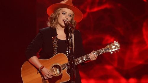 Leah Marlene on "American Idol" during the top 11 that aired Monday, April 25, 2022. (ABC/Eric McCandless)