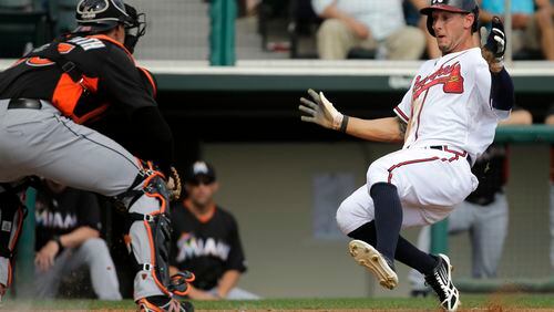 Braves outfielder Jordan Schafer is back for second time with the team.