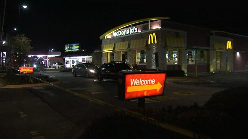 Police are investigating a shooting that left a McDonald’s employee dead Thursday in Jonesboro. (Credit: Channel 2 Action News)