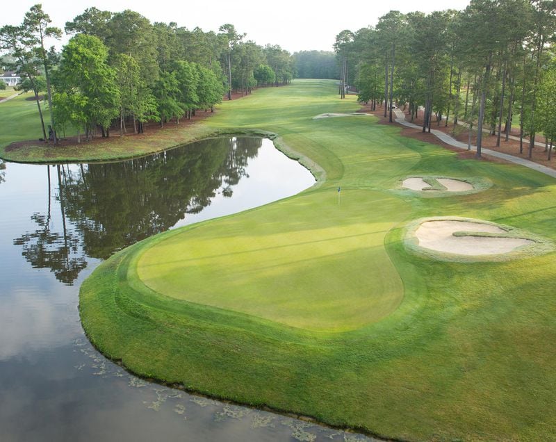 Hole number 10 at TPC Myrtle Beach, the only course along South Carolina’s Grand Strand to be awarded five stars by Golf Digest. Contributed by Founders Group International