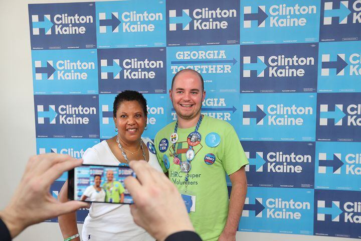 Hillary Clinton campaign debuts Ga. office, Aug. 21, 2016