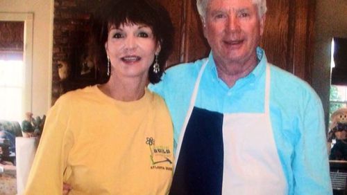 Claud “Tex” McIver and his wife Diane. Atlanta attorney Claud “Tex” McIver told The Atlanta Journal-Constitution that he accidentally shot and killed his wife as they rode in their SUV near Piedmont Park September 25th. FAMILY PHOTO