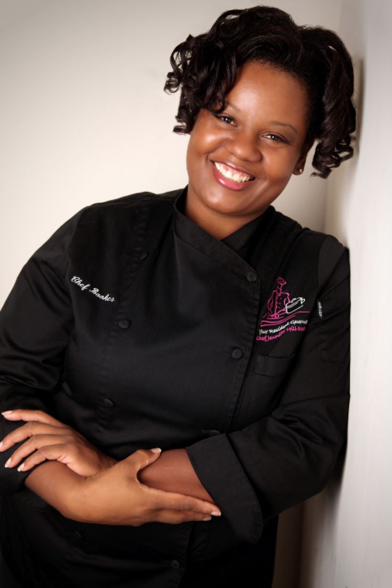 Atlanta chef Jennifer Hill Booker will create the menu for the event.