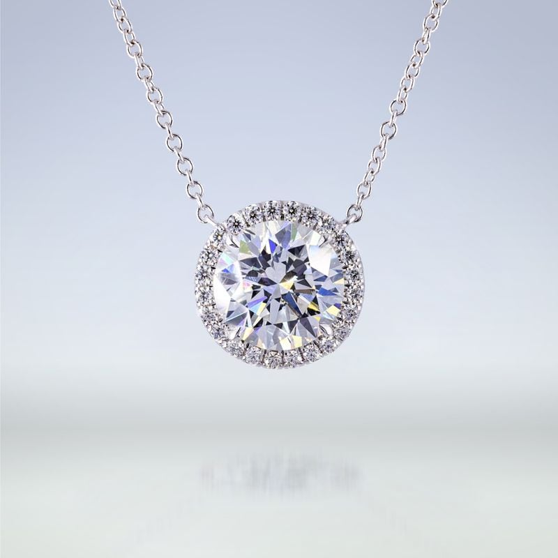 A diamond necklace is a beautiful gift that can be worn throughout the holiday season and any special occasion.