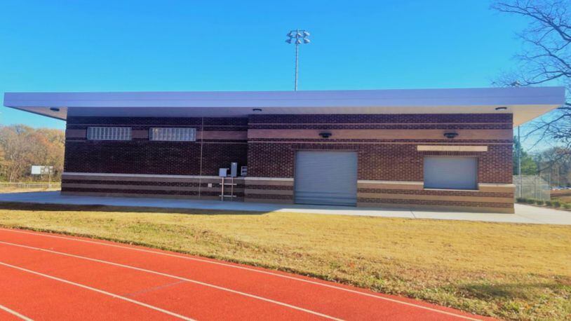 The field house at Carver High School is shown in this photo from Atlanta Public Schools. The district is planning to build four more field houses at other high schools this year. Photo from Atlanta Public Schools