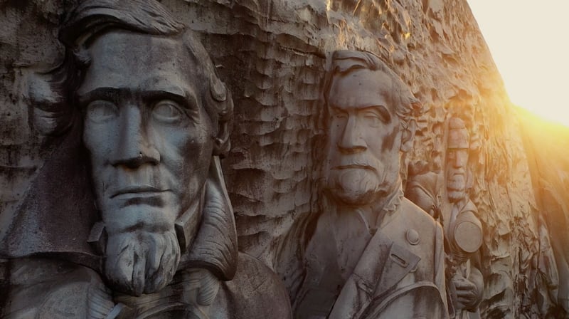 A still from "Monument: The Untold Story of Stone Mountain," a new documentary from The Atlanta History Center.