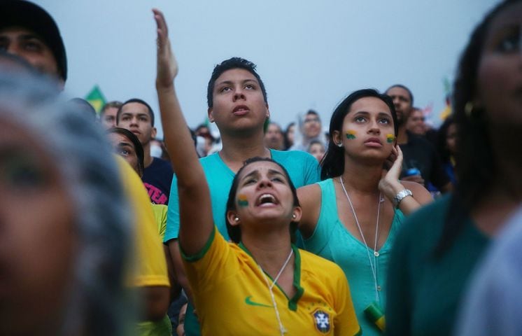 Tears flowed from the raw emotion during and after Brazil lost 7-1 to Germany in the World Cup.