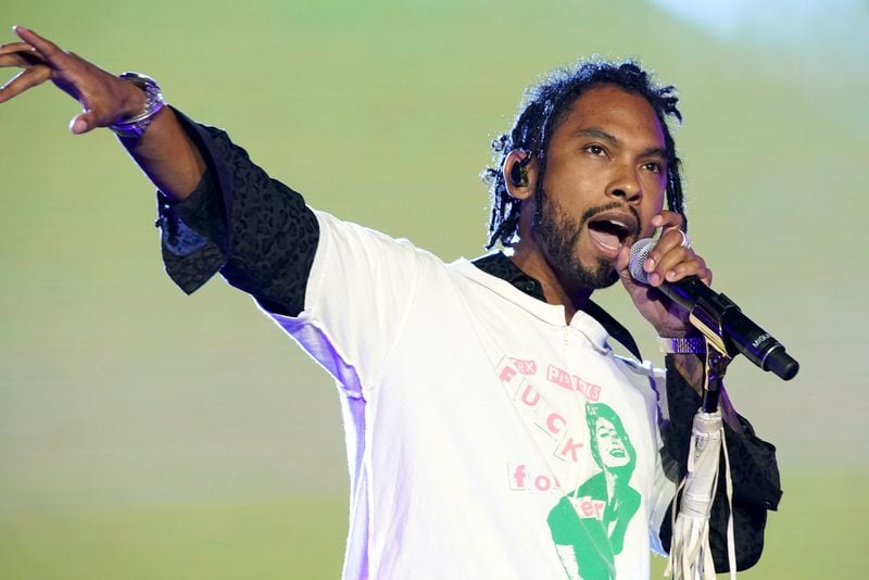 Miguel, shown at the Essence Festival in July, is a marquee name playing One Musicfest this year.  (Photo by Bennett Raglin/Getty Images for Essence)