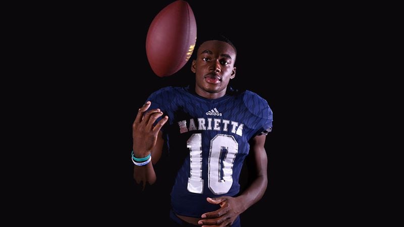 Ramel Keyton, wide receiver, Marietta High School.