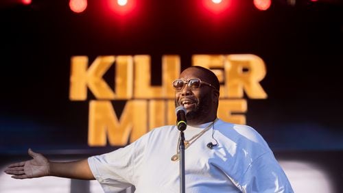 Killer Mike's latest album, "Michael," is nominated for Best Rap Album and in two other categories of the 2024 Grammys. (Arvin Temkar / arvin.temkar@ajc.com)