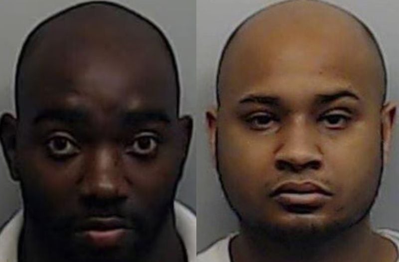 Andre Pugh (left) and Adrian Harley were both convicted of murder in the November 2014 death of Tiffany Pugh.